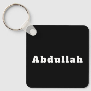 Schlüsselger mit Namen Abdullah Schlüsselanhänger
