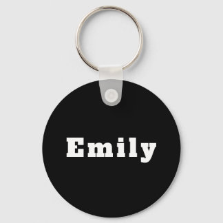 Schlüsselger mit Namen Emily Schlüsselanhänger