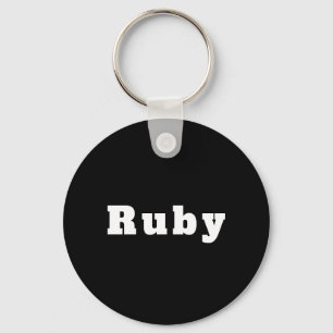 Schlüsselger mit Namen Ruby Schlüsselanhänger