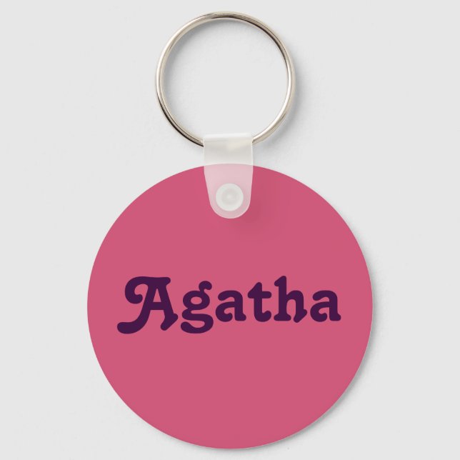 Schlüsselkette Agatha Schlüsselanhänger (Vorderseite)