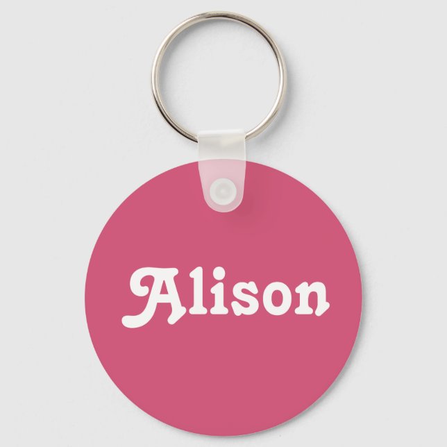 Schlüsselkette Alison Schlüsselanhänger (Vorderseite)