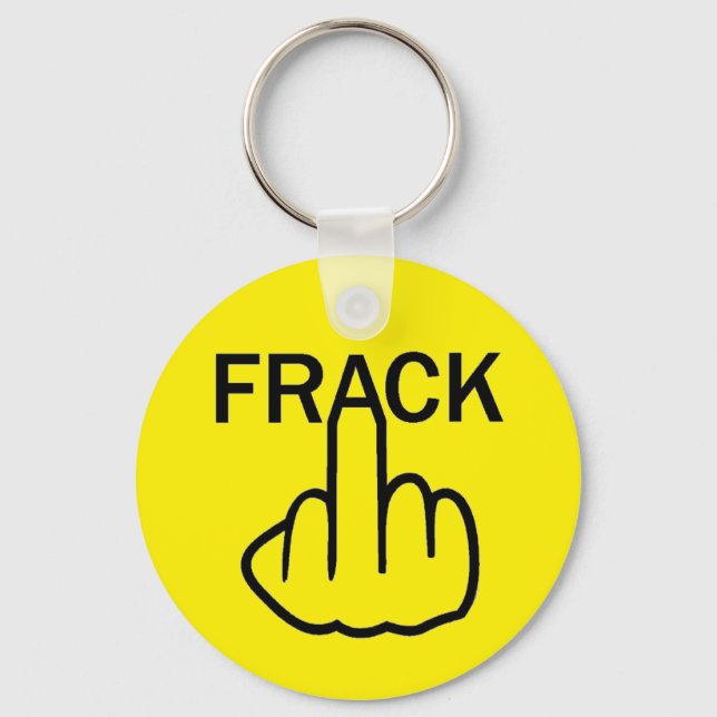 Schlüsselkette anhalten Fracking Schlüsselanhänger (Vorderseite)