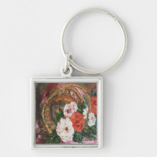 Schlüsselkette Ann Hayes Painting Blume Basket Schlüsselanhänger