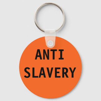 Schlüsselkette Anti-Slave-Orange Schlüsselanhänger