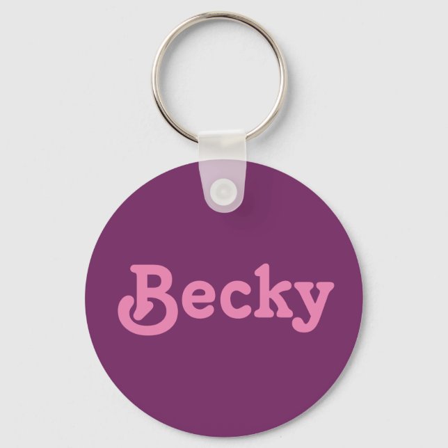 Schlüsselkette Becky Schlüsselanhänger (Vorderseite)