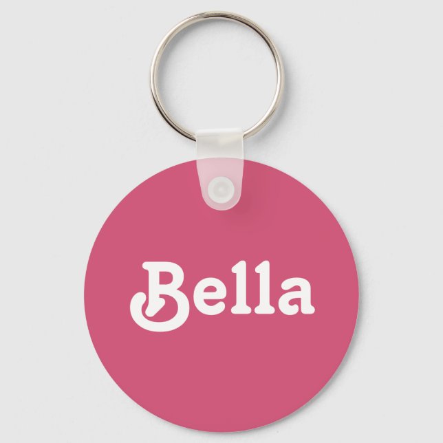 Schlüsselkette Bella Schlüsselanhänger (Vorderseite)