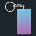 Schlüsselkette: BLAUES U. LILA OMBRE Schlüsselanhänger<br><div class="desc">Acrylschlüsselkette: BLAUE U. LILA OMBRE FARBE</div>