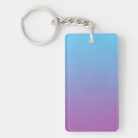 Schlüsselkette: BLAUES U. LILA OMBRE