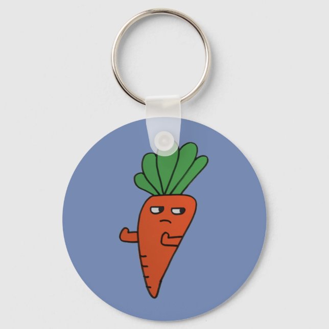 Schlüsselkette Cranky Carrot Schlüsselanhänger (Vorderseite)
