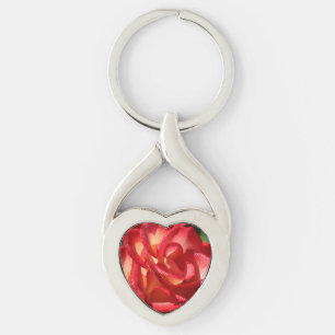 Schlüsselkette der rote Rose Schlüsselanhänger