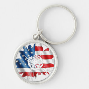 Schlüsselkette der US-Blume Schlüsselanhänger