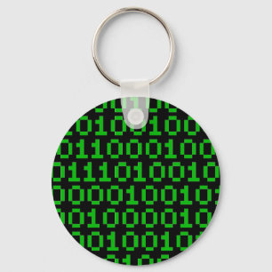 Schlüsselkette des binären Pixels Schlüsselanhänger