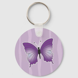 Schlüsselkette des lila Schmetterlinges Schlüsselanhänger