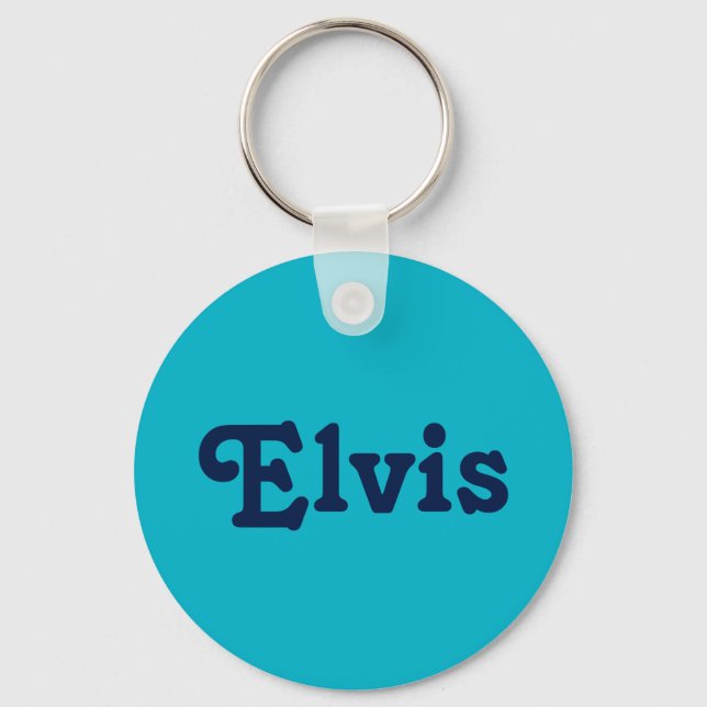 Schlüsselkette Elvis Schlüsselanhänger (Vorderseite)