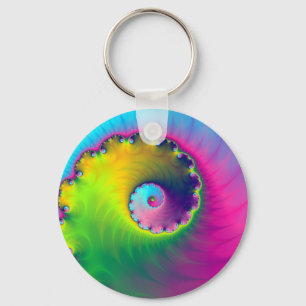 Schlüsselkette Farbe Wash Spirale Schlüsselanhänger