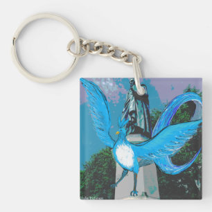 Schlüsselkette für Blaue Vögel Schlüsselanhänger