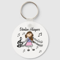 Schlüsselkette für brünette Violine