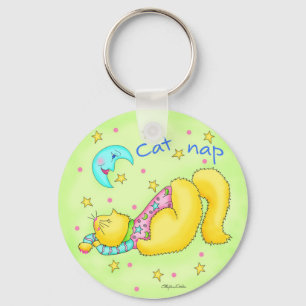 Schlüsselkette für Cat Nickerchen Schlüsselanhänger