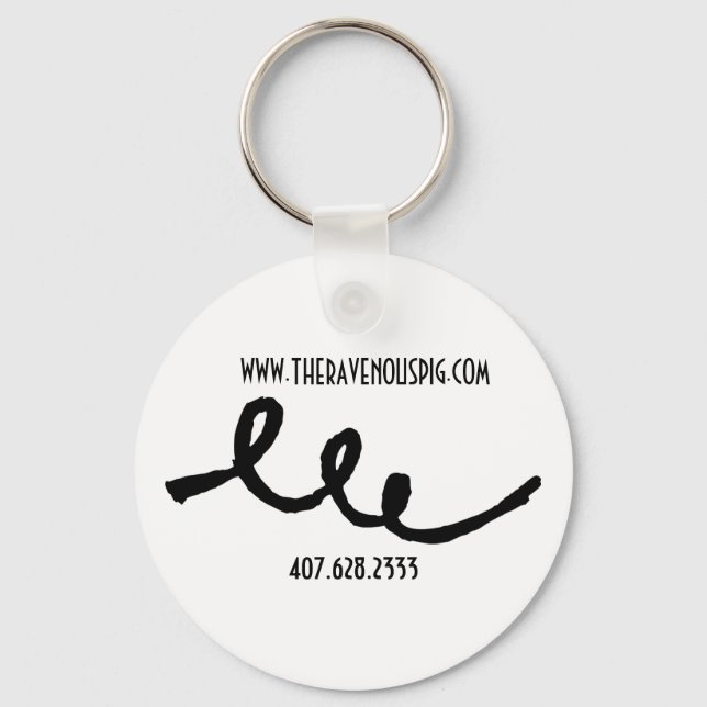 Schlüsselkette für den Schwanz Schlüsselanhänger (Vorderseite)