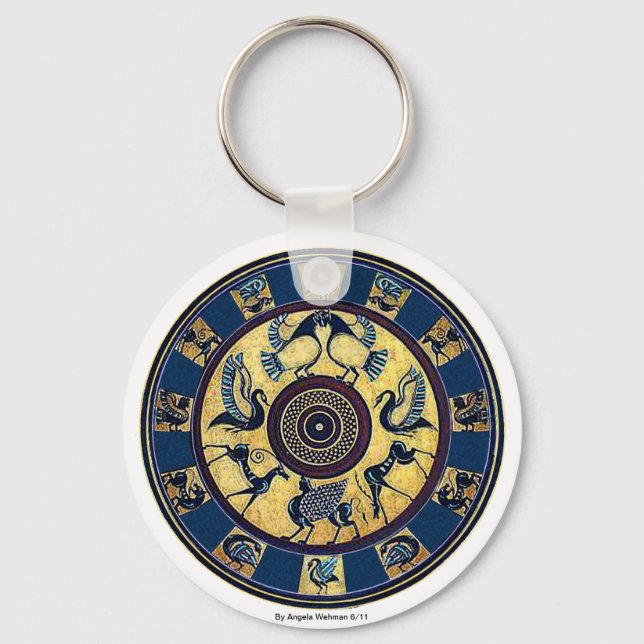 Schlüsselkette für Griechenland Schlüsselanhänger (Vorderseite)