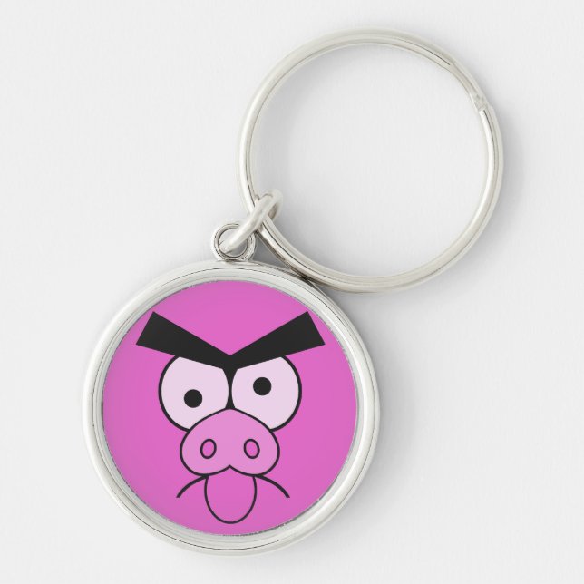 Schlüsselkette für Mad Pig Schlüsselanhänger (Vorne)