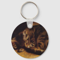 Schlüsselkette für schlafende Katze