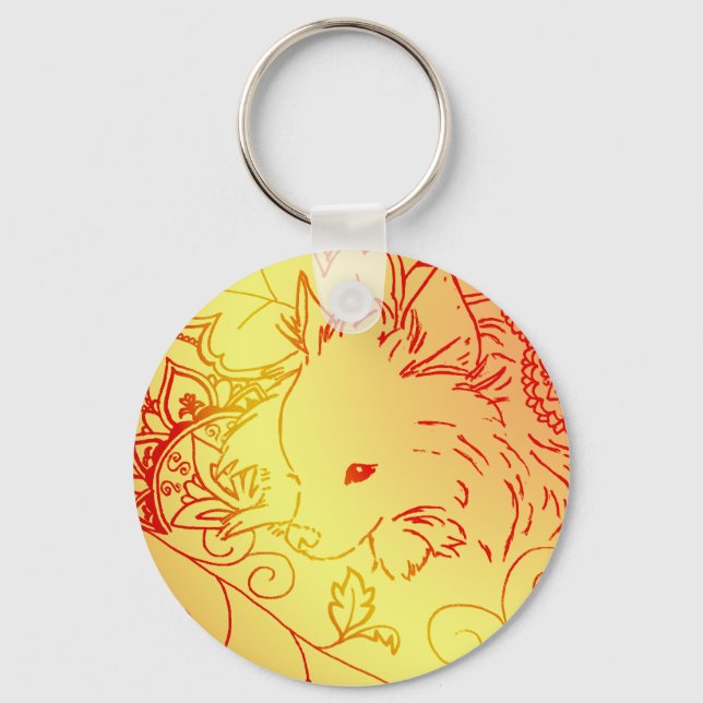 Schlüsselkette für Spitz Schlüsselanhänger (Vorderseite)