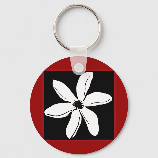 Schlüsselkette für Tiare Blume Schlüsselanhänger (Vorderseite)