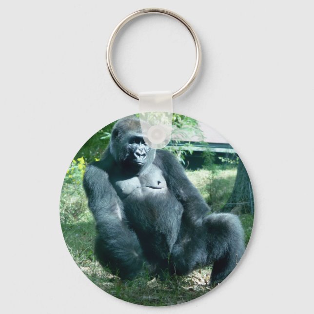 Schlüsselkette Gorilla Schlüsselanhänger (Vorderseite)