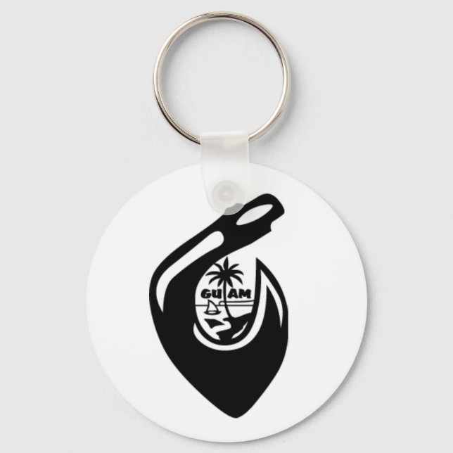 Schlüsselkette Guam Schlüsselanhänger (Vorderseite)