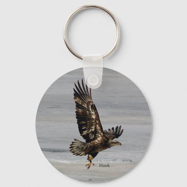 Schlüsselkette Hawk Schlüsselanhänger (Vorderseite)