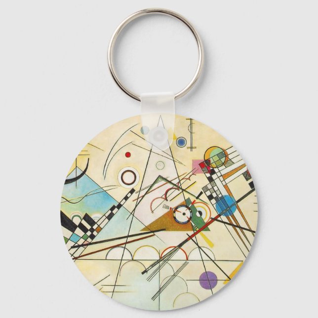 Schlüsselkette Kandinsky Zusammensetzung VIII Schlüsselanhänger (Vorderseite)