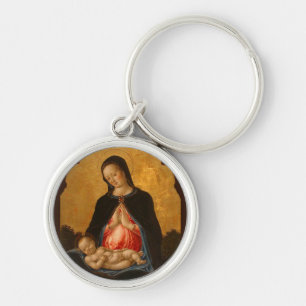Schlüsselkette Madonna & Kind Schlüsselanhänger