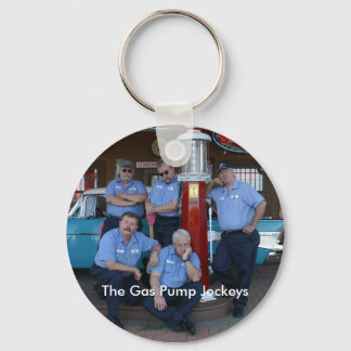 Schlüsselkette mit Gaspumpe Jockeys Foto Schlüsselanhänger