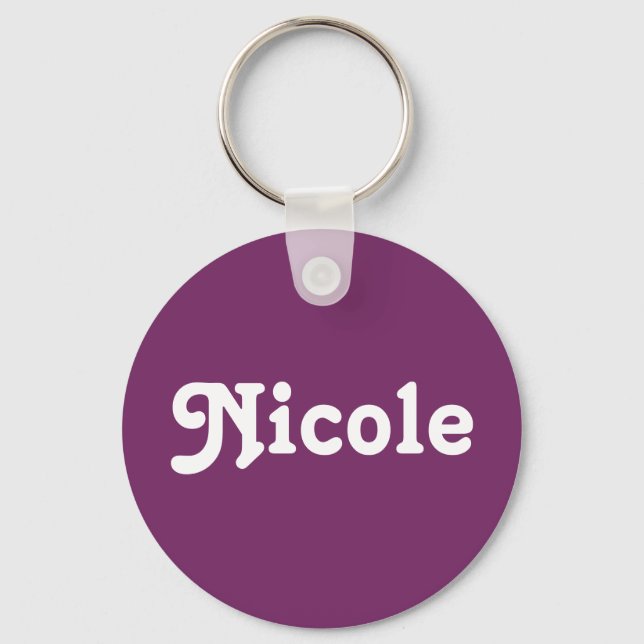 Schlüsselkette Nicole Schlüsselanhänger (Vorderseite)