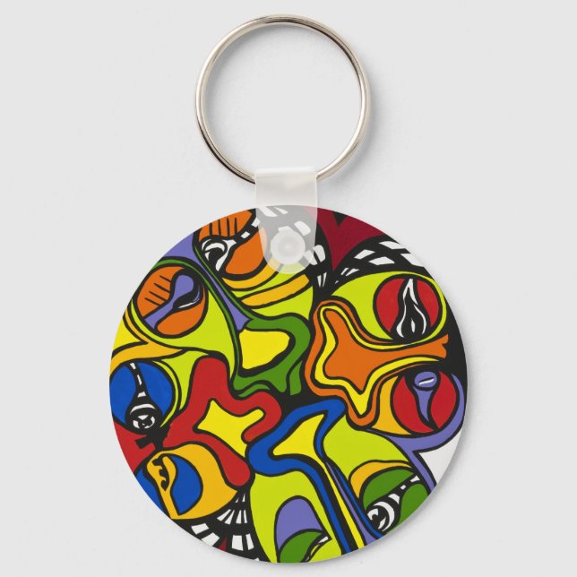 Schlüsselkette "Reflektion" Schlüsselanhänger (Vorderseite)