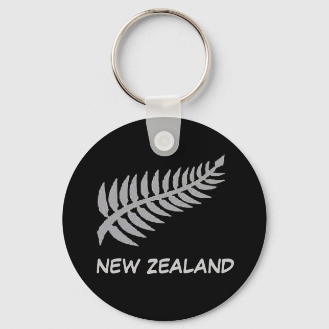 Schlüsselkette SILVER FERN Schlüsselanhänger (Vorderseite)