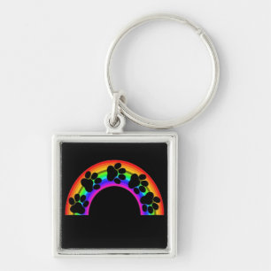 Schlüsselketten auf einem Regenbogen Schlüsselanhänger