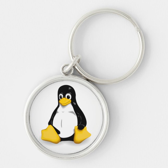 Schlüsselketten Linuxs Tux Schlüsselanhänger (Vorne)