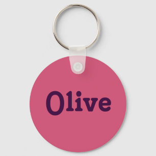 Schlüsselketten-Olive Schlüsselanhänger