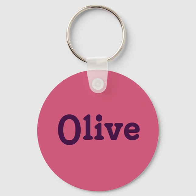 Schlüsselketten-Olive Schlüsselanhänger (Vorderseite)