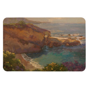 Schlüsselloch-Felsenmagnet gemalt an der Montage Magnet