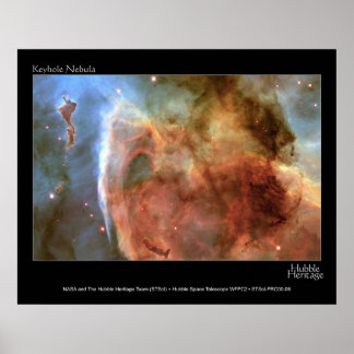 Schlüsselloch Nebula Hubble Telescope Foto Poster