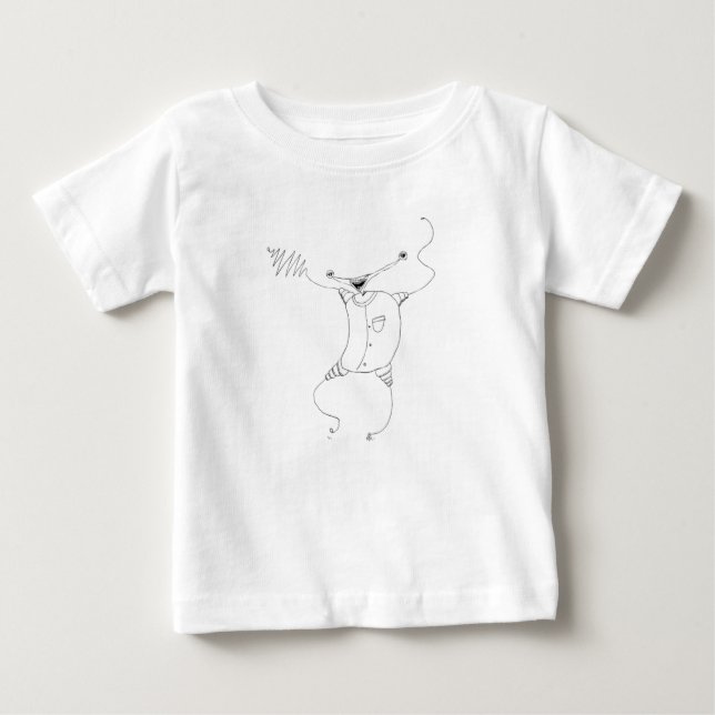 Schlüsselloch Penwish Baby T-shirt (Vorderseite)