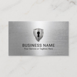 Schlüsselloch-Sicherheitsspeicherdienst Visitenkarte