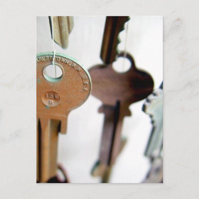 Schlüsselmobil Postkarte (Vorderseite)