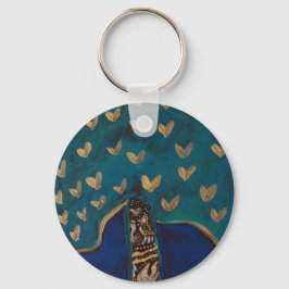 Schlüsselring für goldene Herzen Schlüsselanhänger