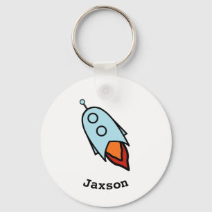 Schlüsselring für personalisierte Raketenschiffe Schlüsselanhänger