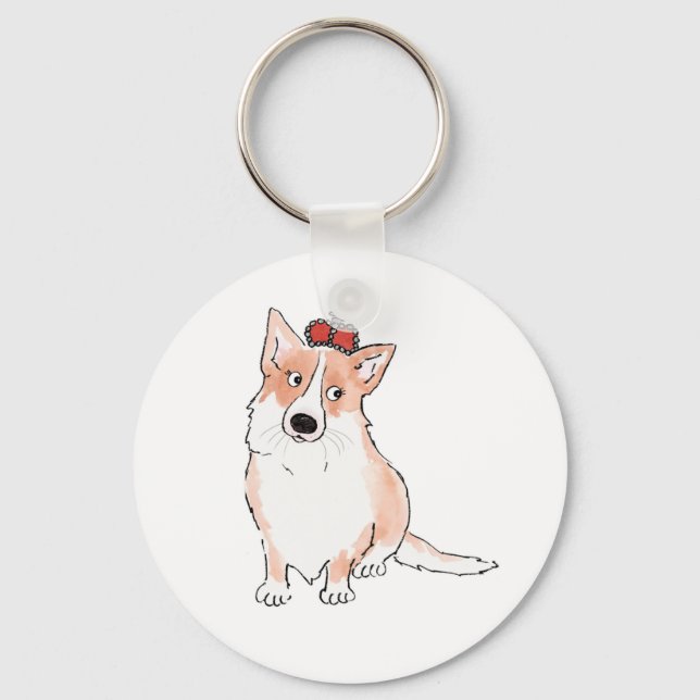 Schlüsselring für Royal Corgi Schlüsselanhänger (Vorderseite)