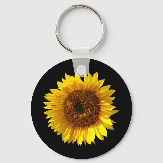 Schlüsselring für Sonnenblumen Schlüsselanhänger (Vorderseite)